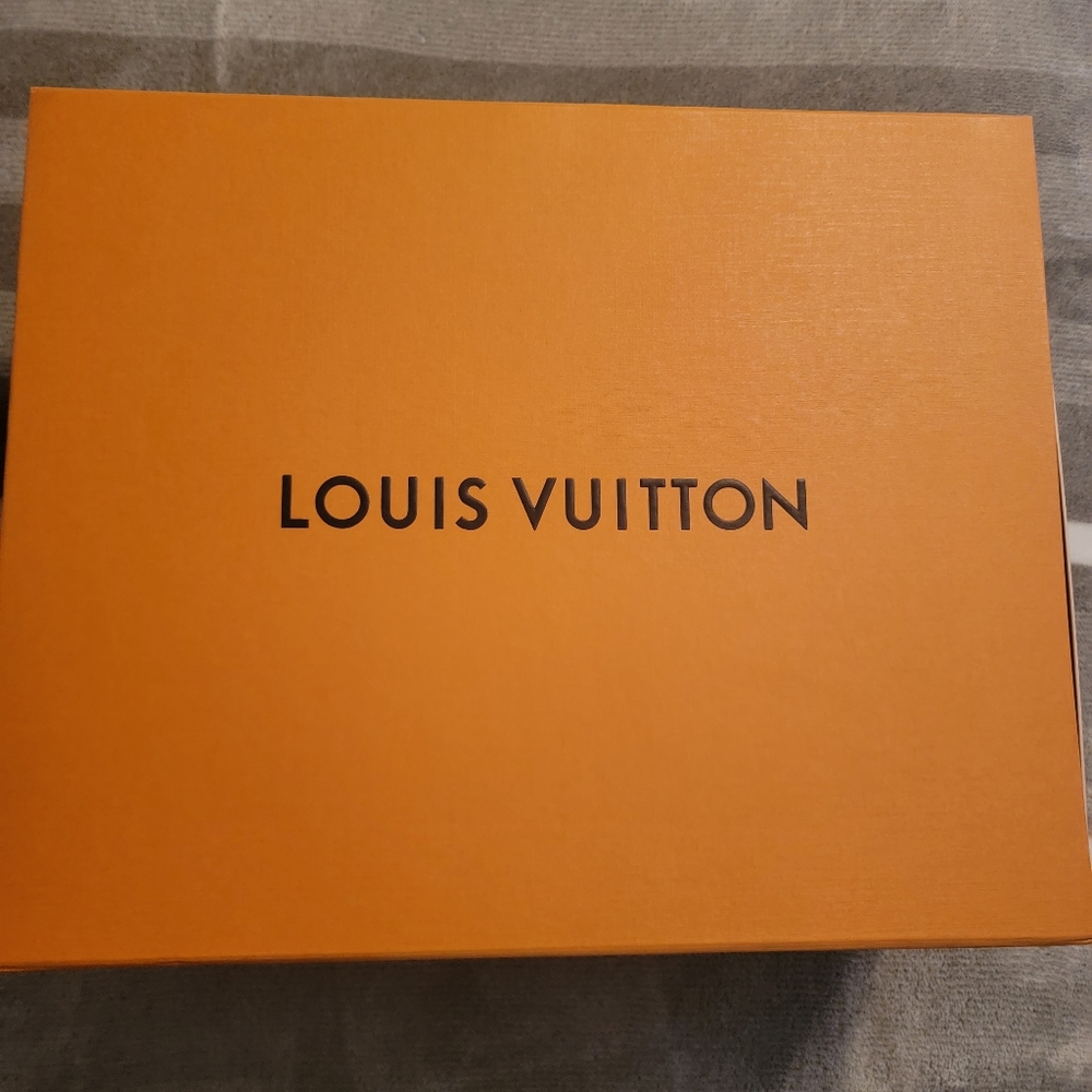Authentic Louis Vuitton box,shopping bag and duster